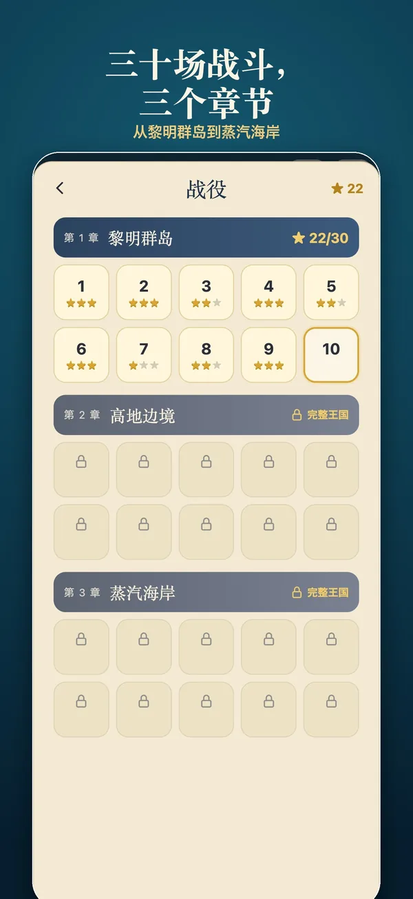 战役的三个章节